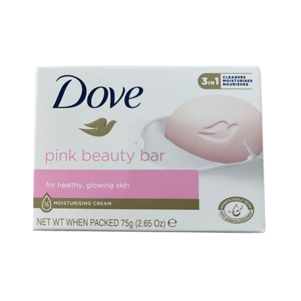 Jabon en Barra Dove Beauty Bar Pink Rosa 75gr