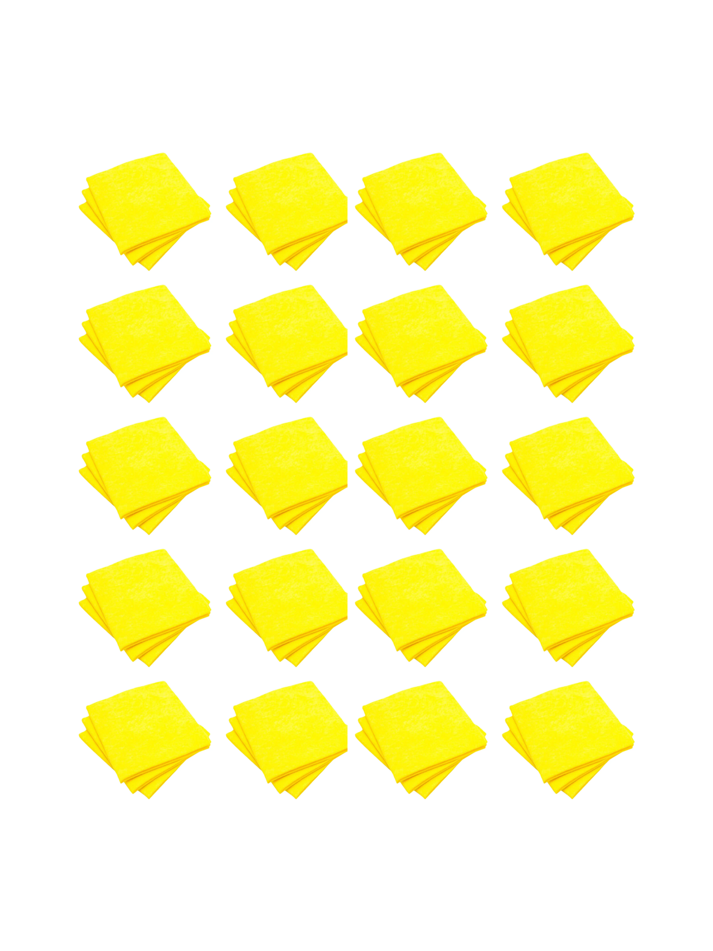 Paños Multiusos Amarillo Antipolvo 38x38 – Superficies Limpias y Brillantes