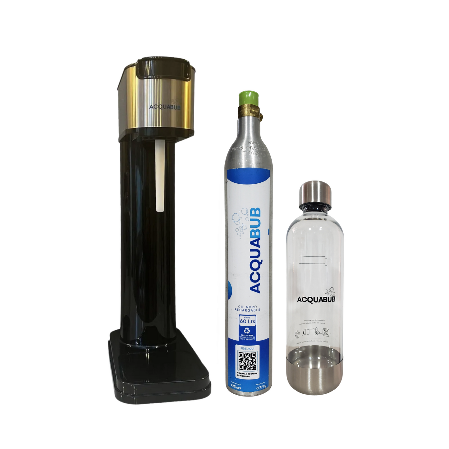 Gasificadora De Agua Megapack 1 Botella + 1 Cilindro Co2