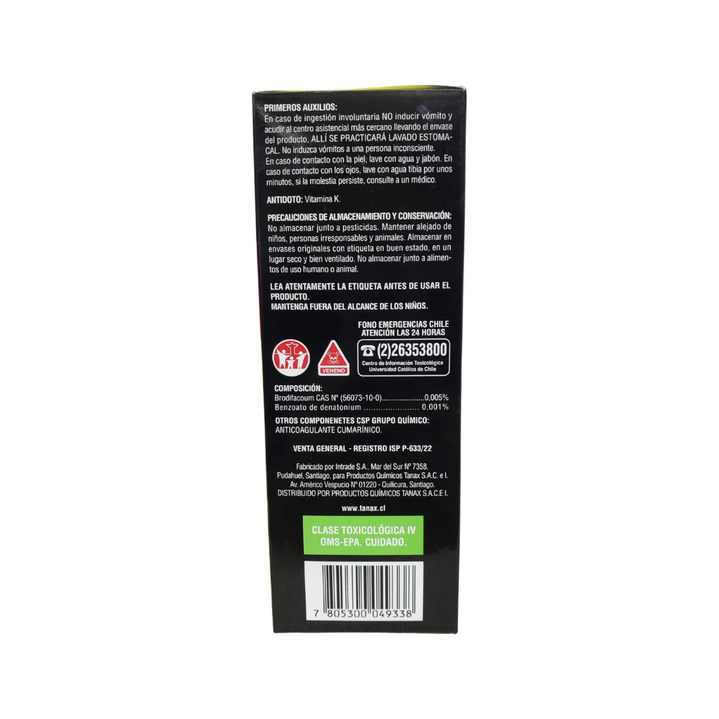 Ratanax Bloques 100g Control Profesional de Ratones