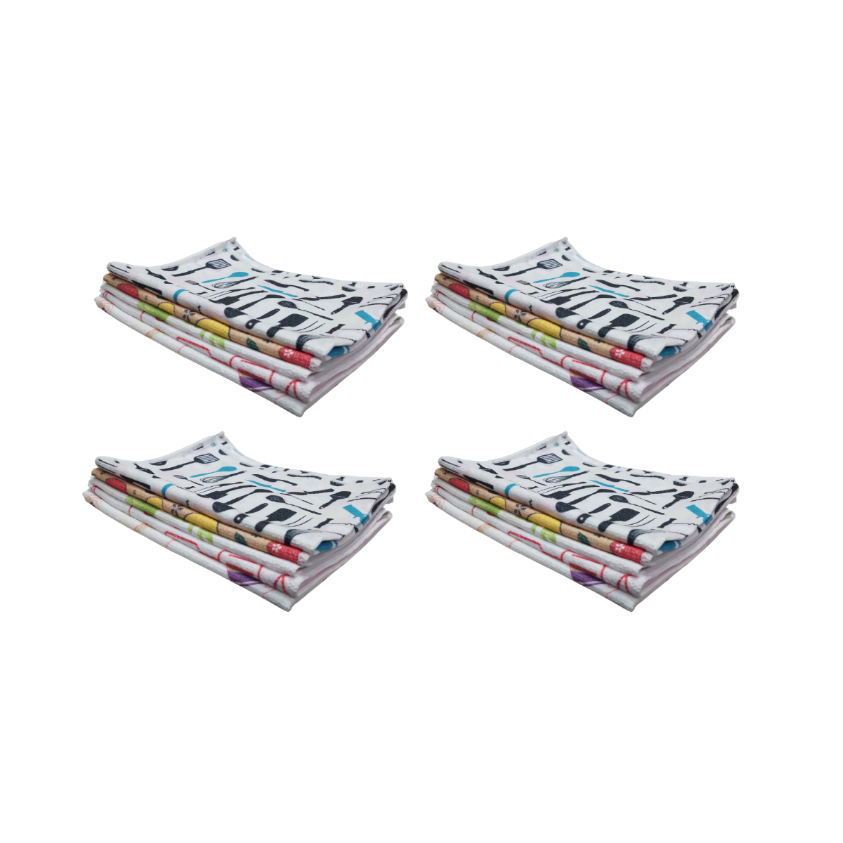 Paños de Cocina Microfibra 38x38 | Ultra Absorbentes y Sin Pelusa