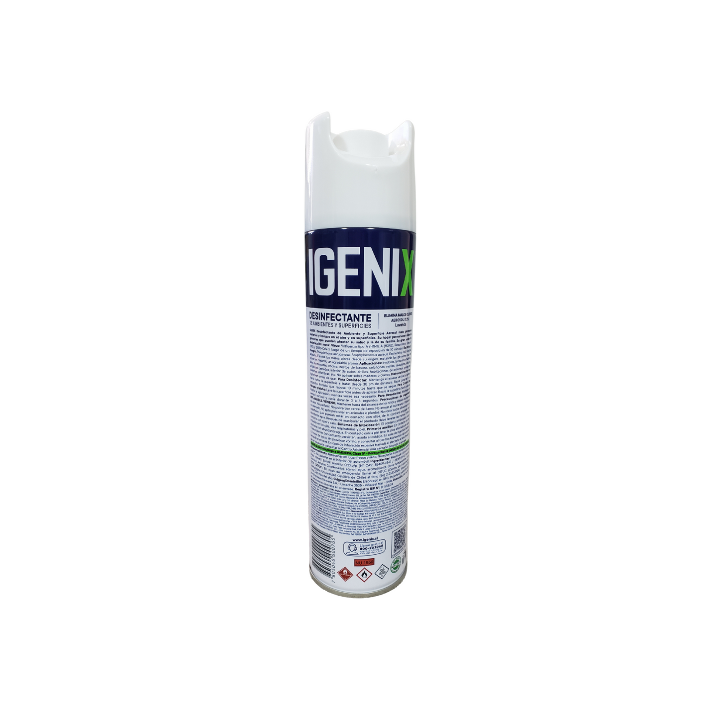 Aerosol Desinfectante Igenix 360cc Aroma Lavanda