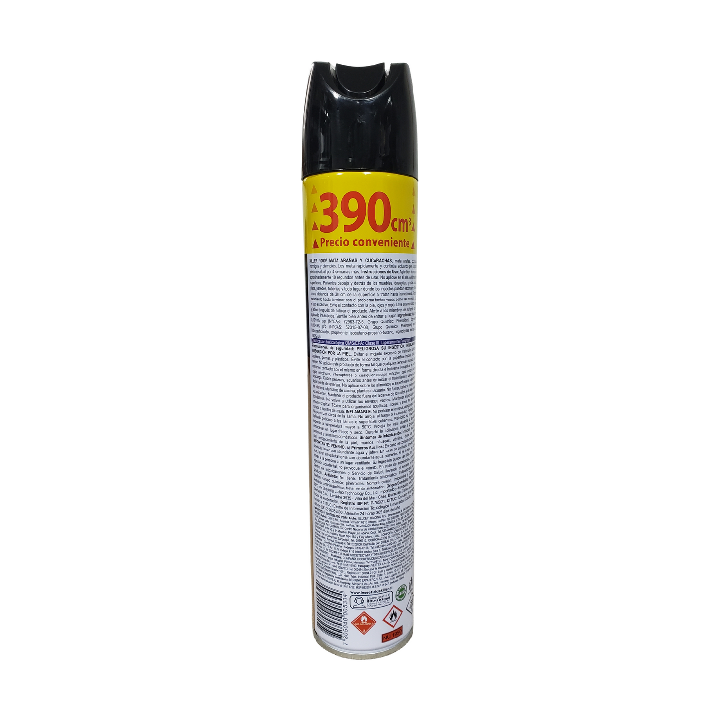 Killer 390cc Protección Total Contra Arañas y Cucarachas