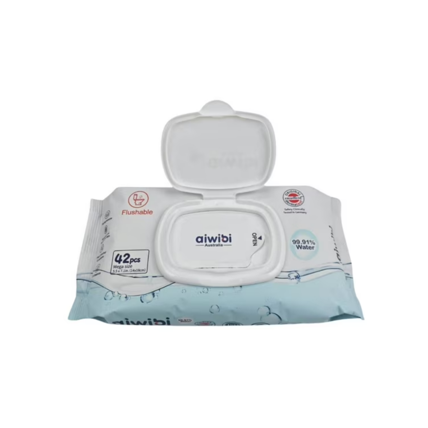 Pack 3 Toallitas Húmedas Aiwibi Biodegradables.