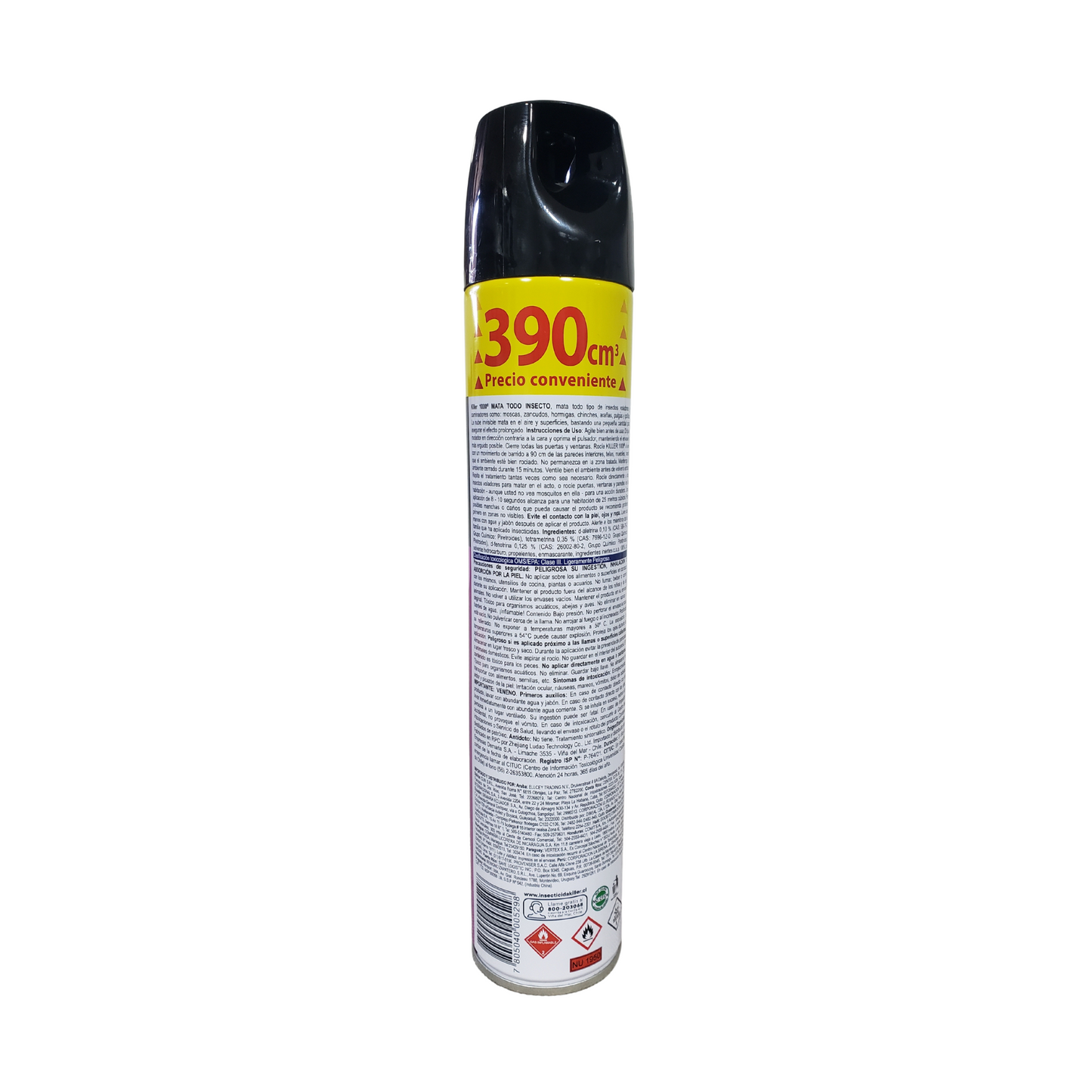 Killer 390cc Protección Total Que Elimina Todo Insecto