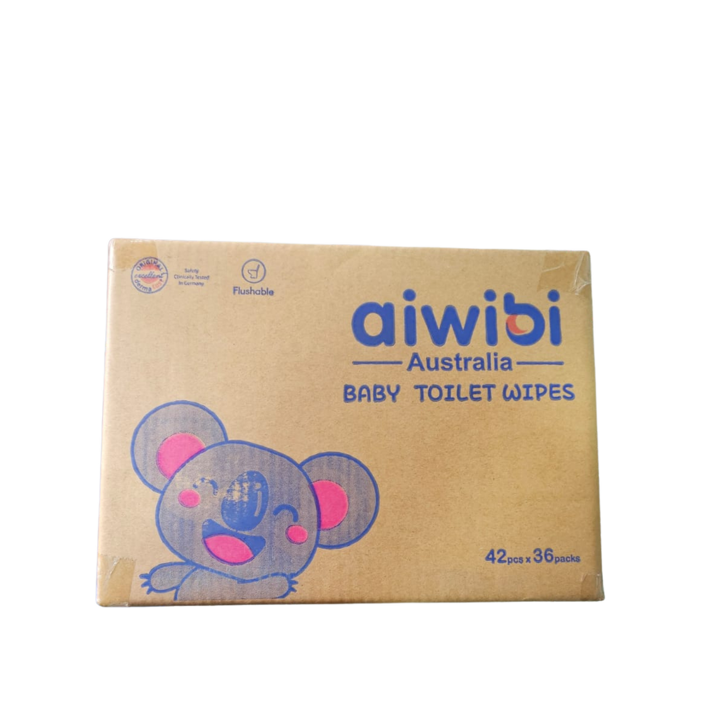Caja 36 paquetes Toallitas Húmedas Aiwibi Biodegradables .