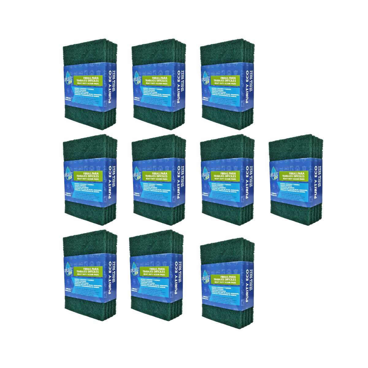Pack 5 Fibras Abrasivas Profesionales | Remoción Intensa y Duradera
