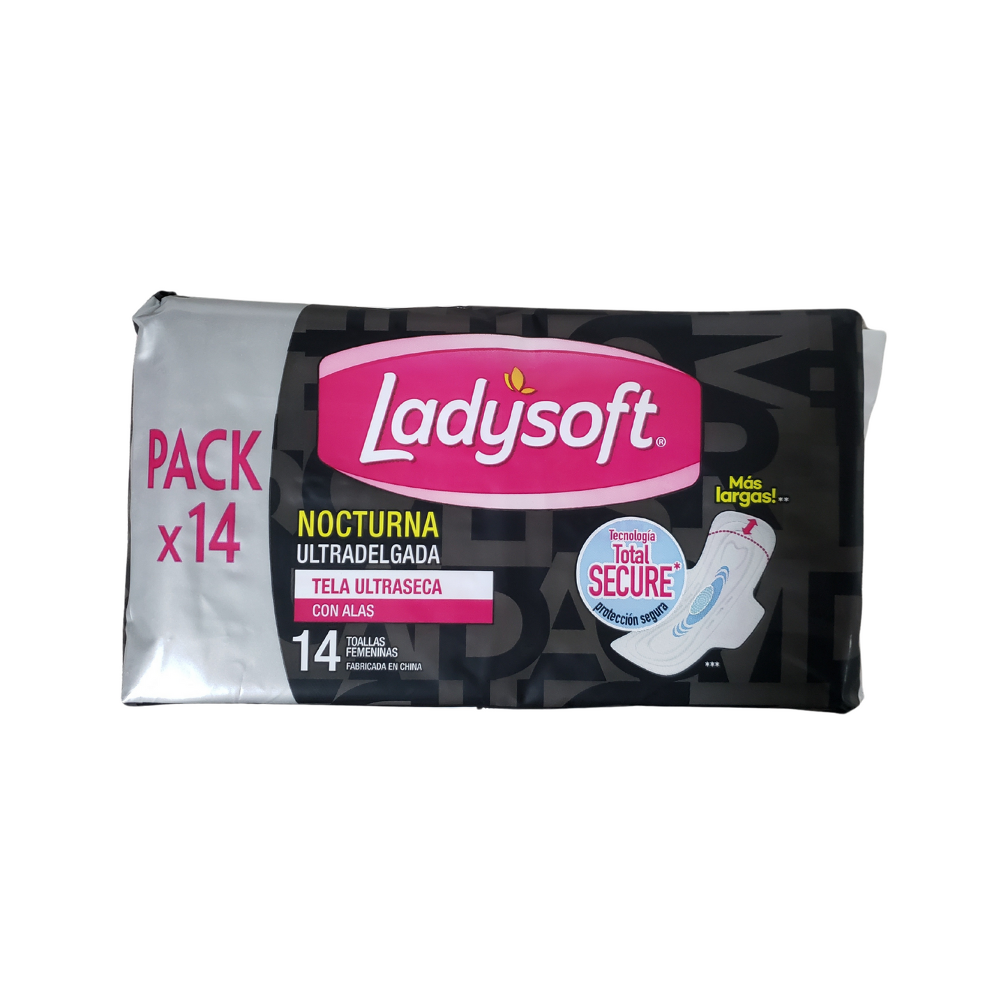 Toallitas Higienicas Desechables Ladysoft Nocturna x14