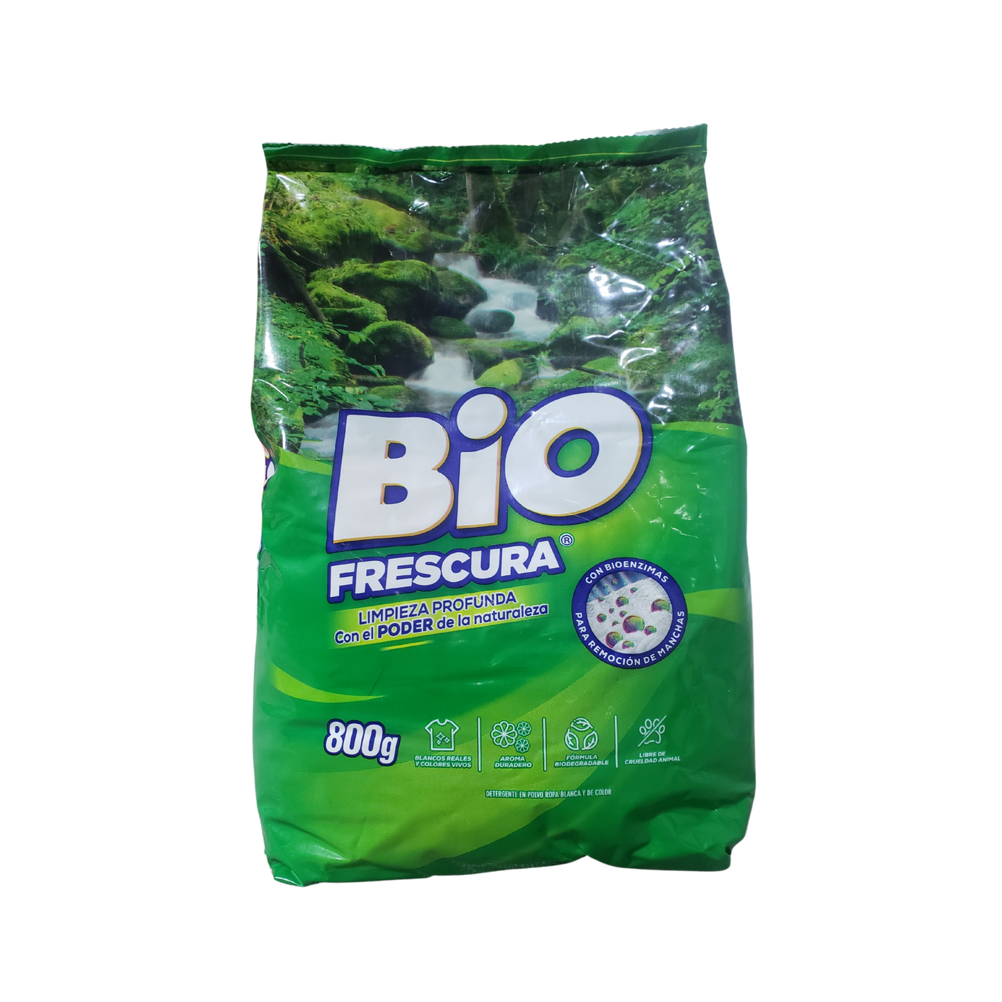 Bio Frescura Detergente En Polvo 800g Coleccion Completa