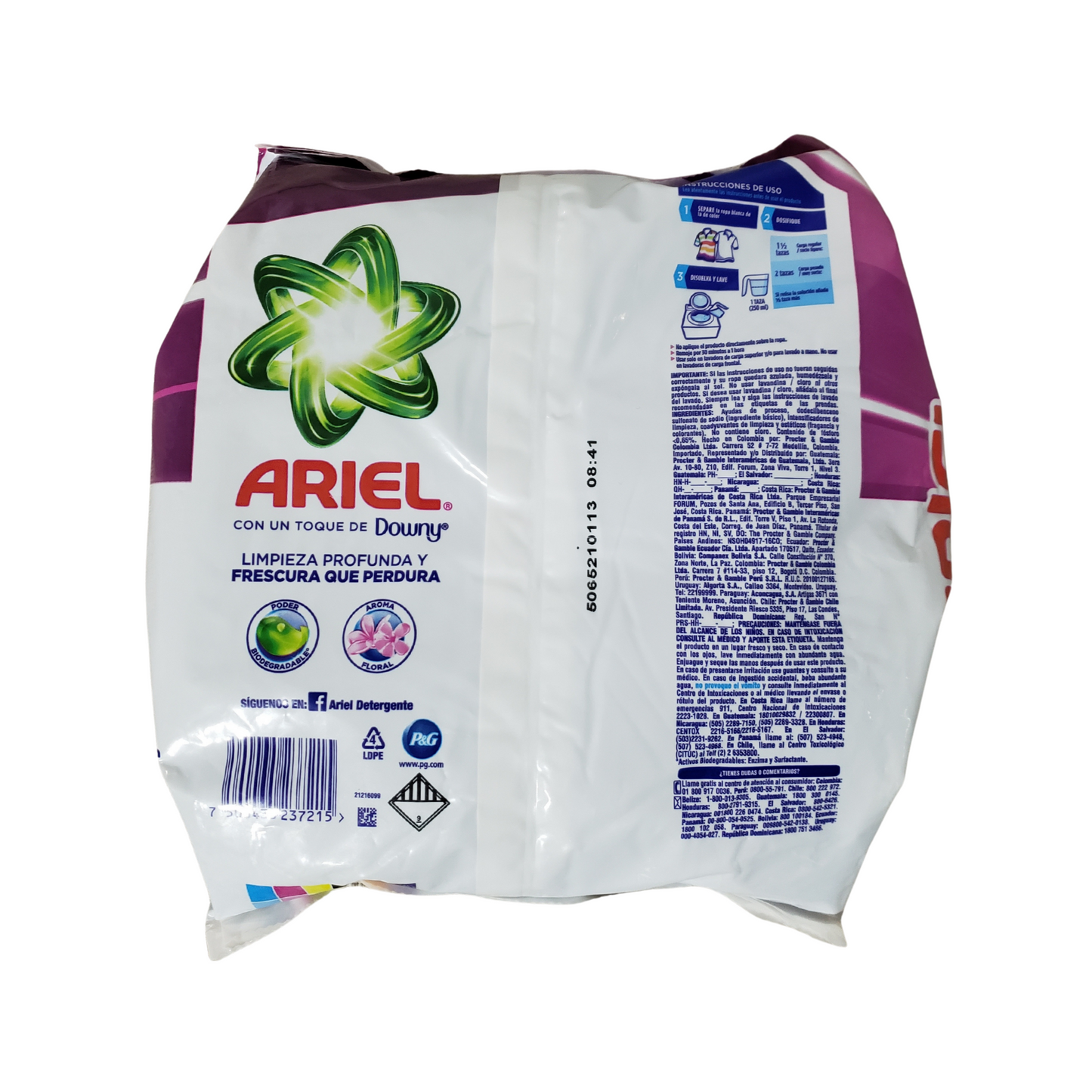Detergente En Polvo Ariel Downy 700g