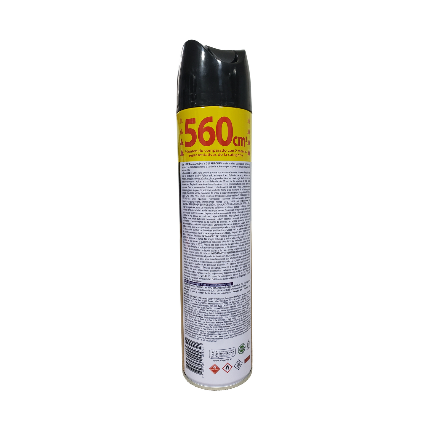 Killer 560cc Protección Total Contra Arañas y Cucarachas