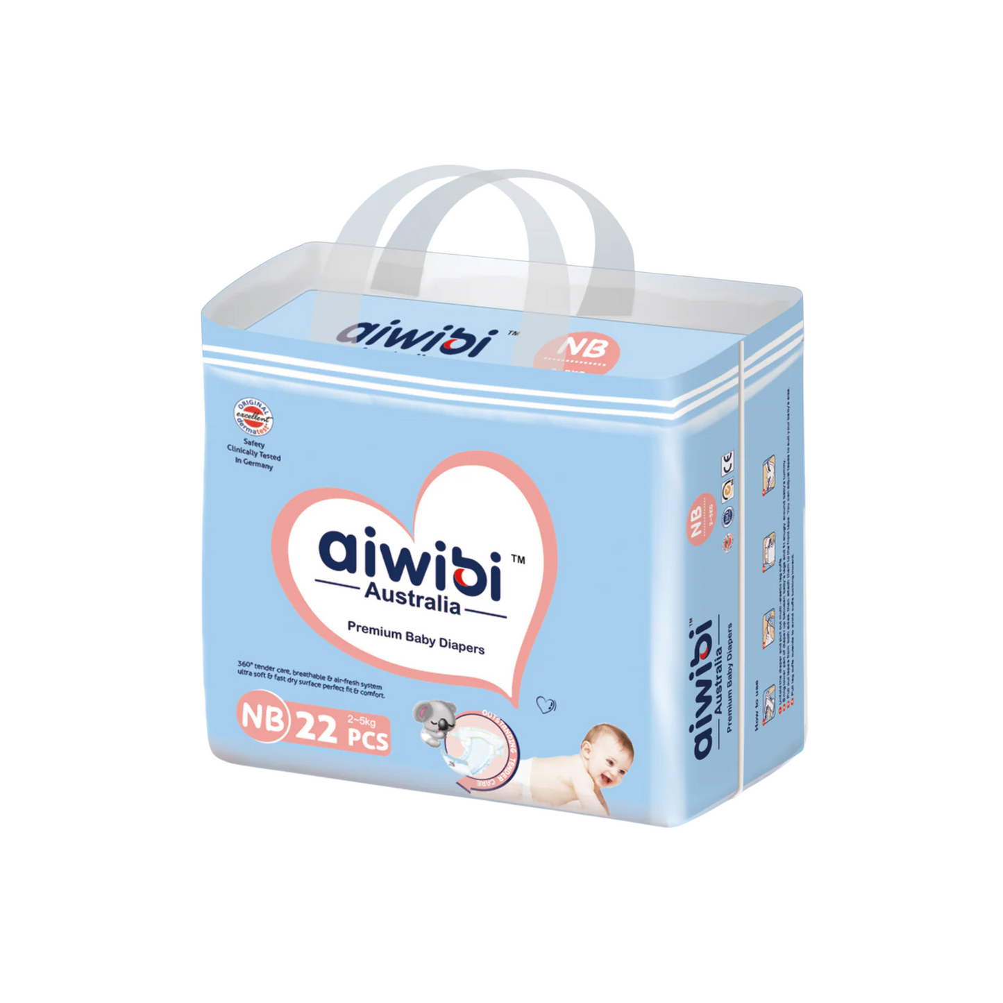 Pañales Premium Aiwibi Talla RN