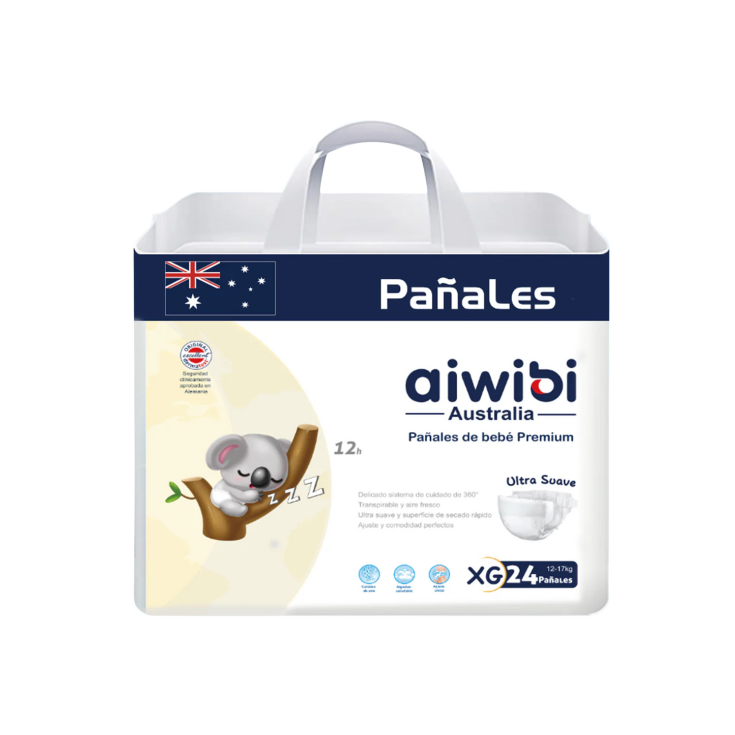 Pañales Premium Aiwibi Talla XG
