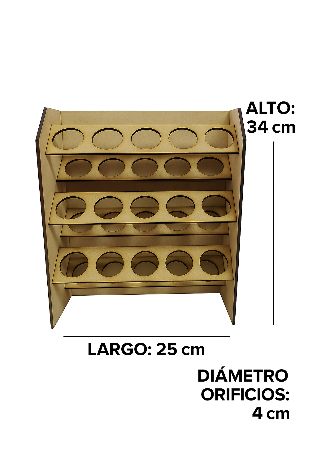 Organizador De 4 Niveles Multiuso Para Pinturas Y Frascos