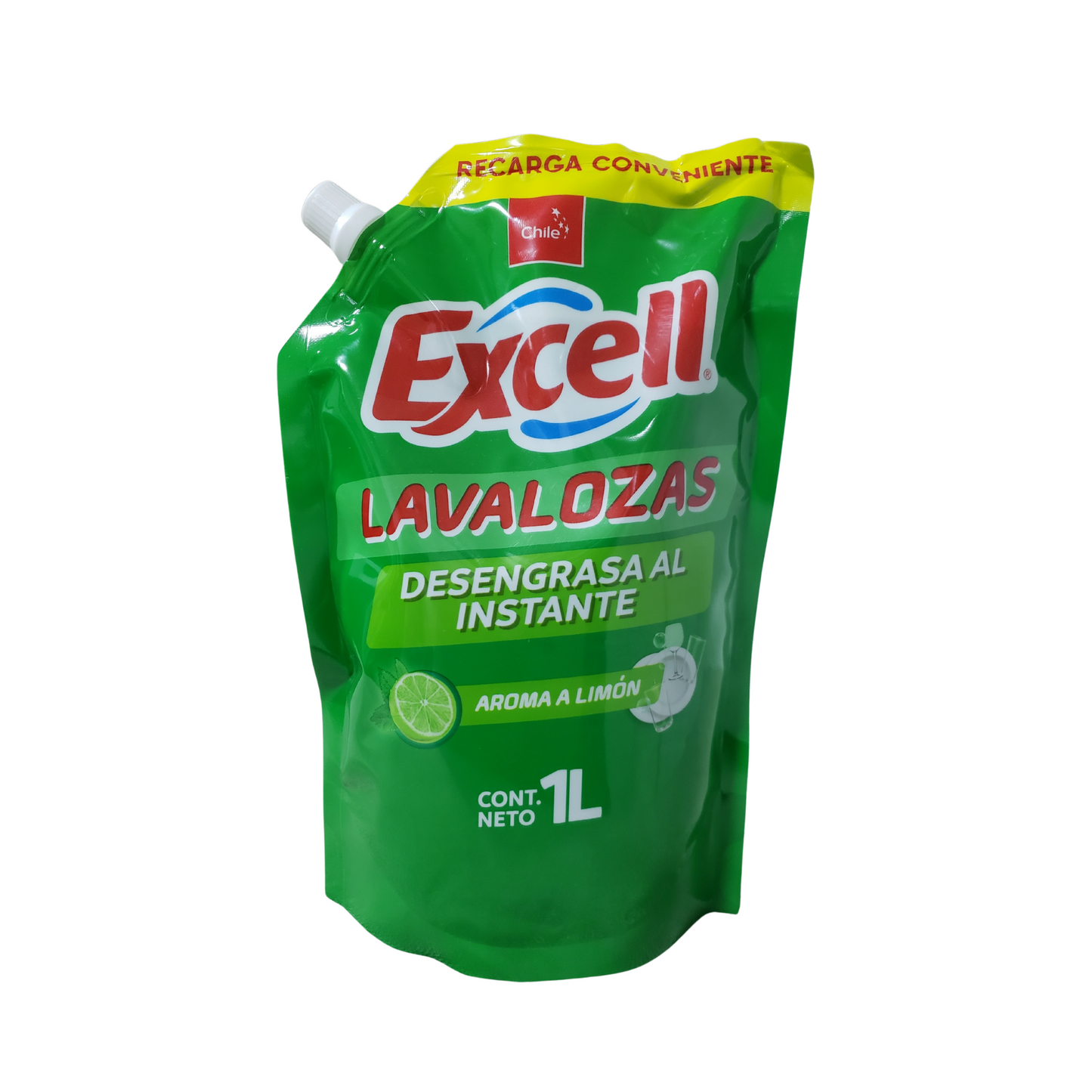 Excell Lávalozas Limón 1l Recarga Desengrasante Instantáneo