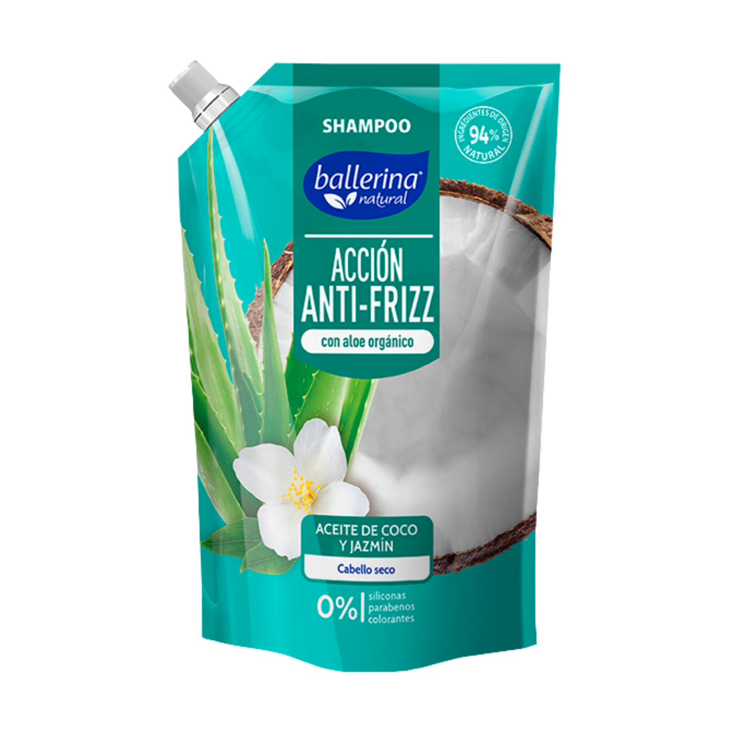 Colección de Shampoos Ballerina Nutrición, frescura y suavidad natural 750ml