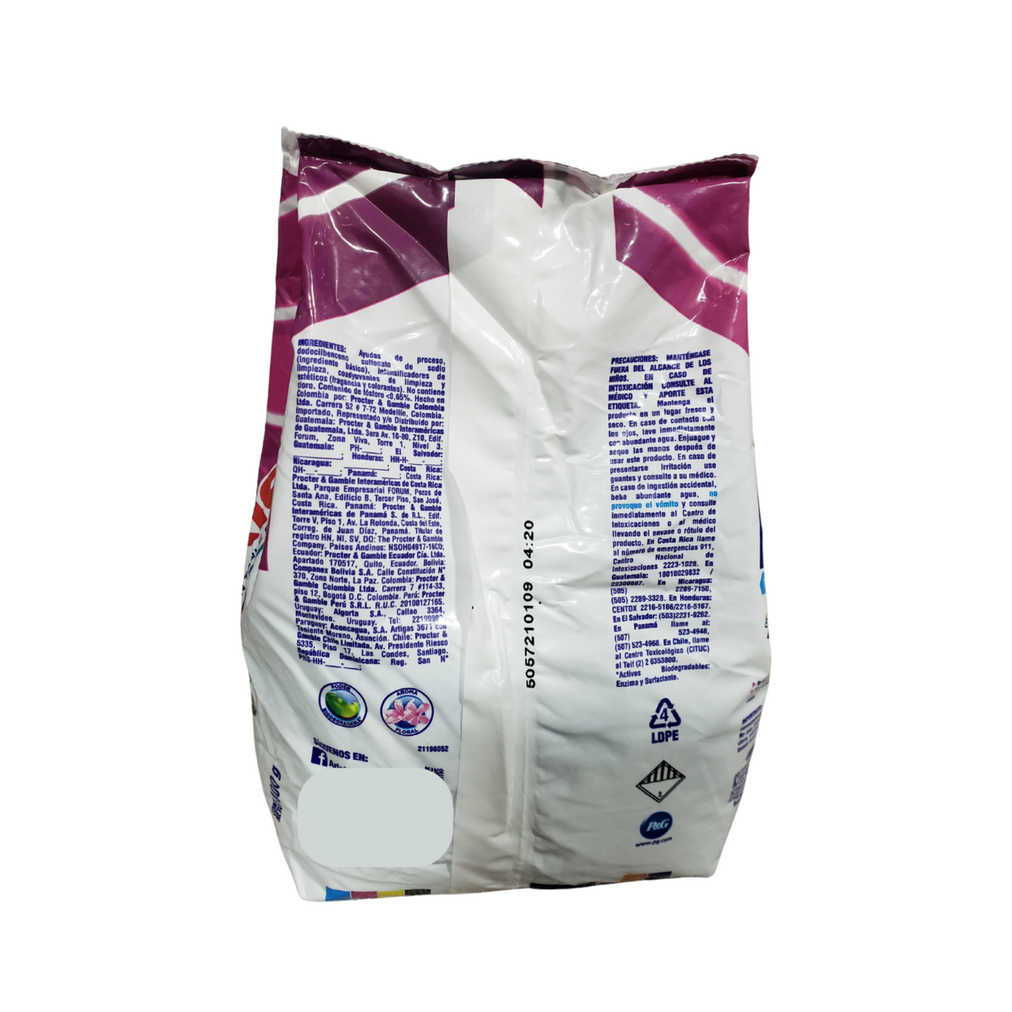 Detergente En Polvo Ariel Downy 400g