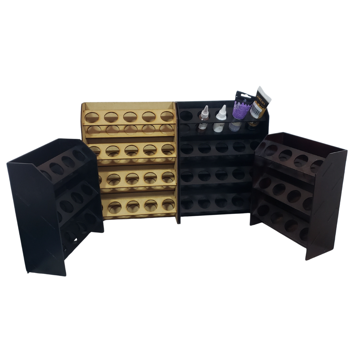 Organizador De 4 Niveles Multiuso Para Pinturas Y Frascos