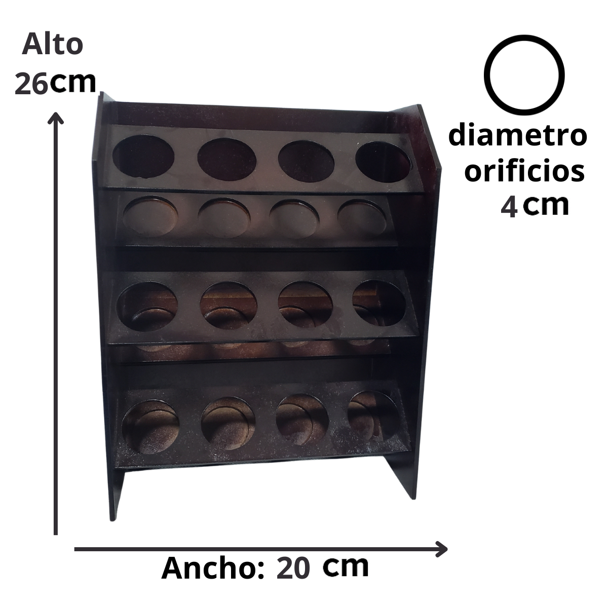 Organizador De 3 Niveles Multiuso Para Pinturas Y Frascos