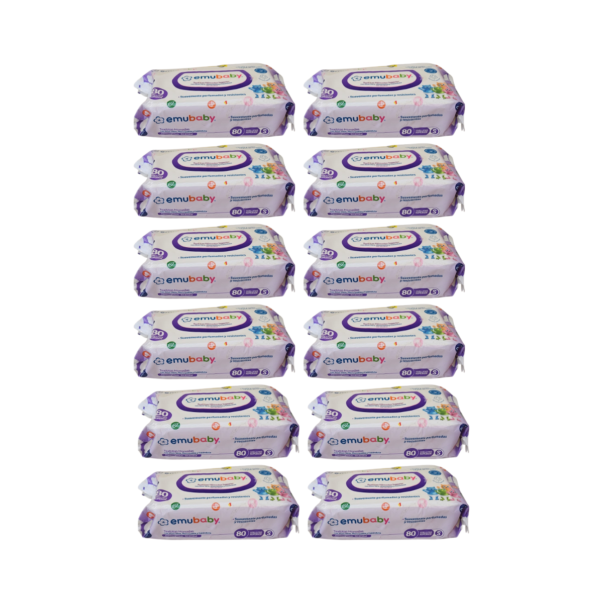 Toallitas Húmedas Emubaby 80 un C/U
