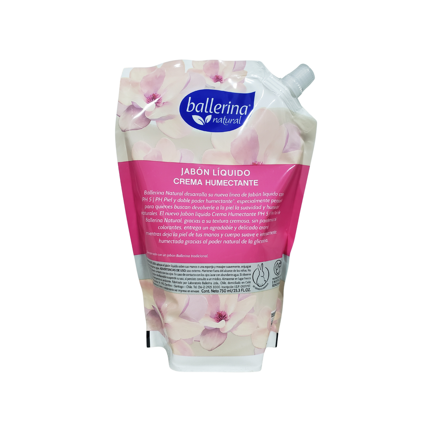 Jabon Liquido Ballerina Doble Crema Humectante 750ml