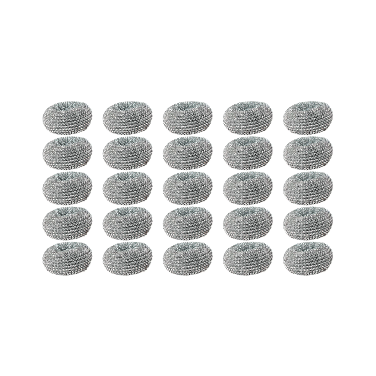 Pack 5 Virutillas Espiral Plateada | Ideal para Ollas, Vidrios y Utensilios