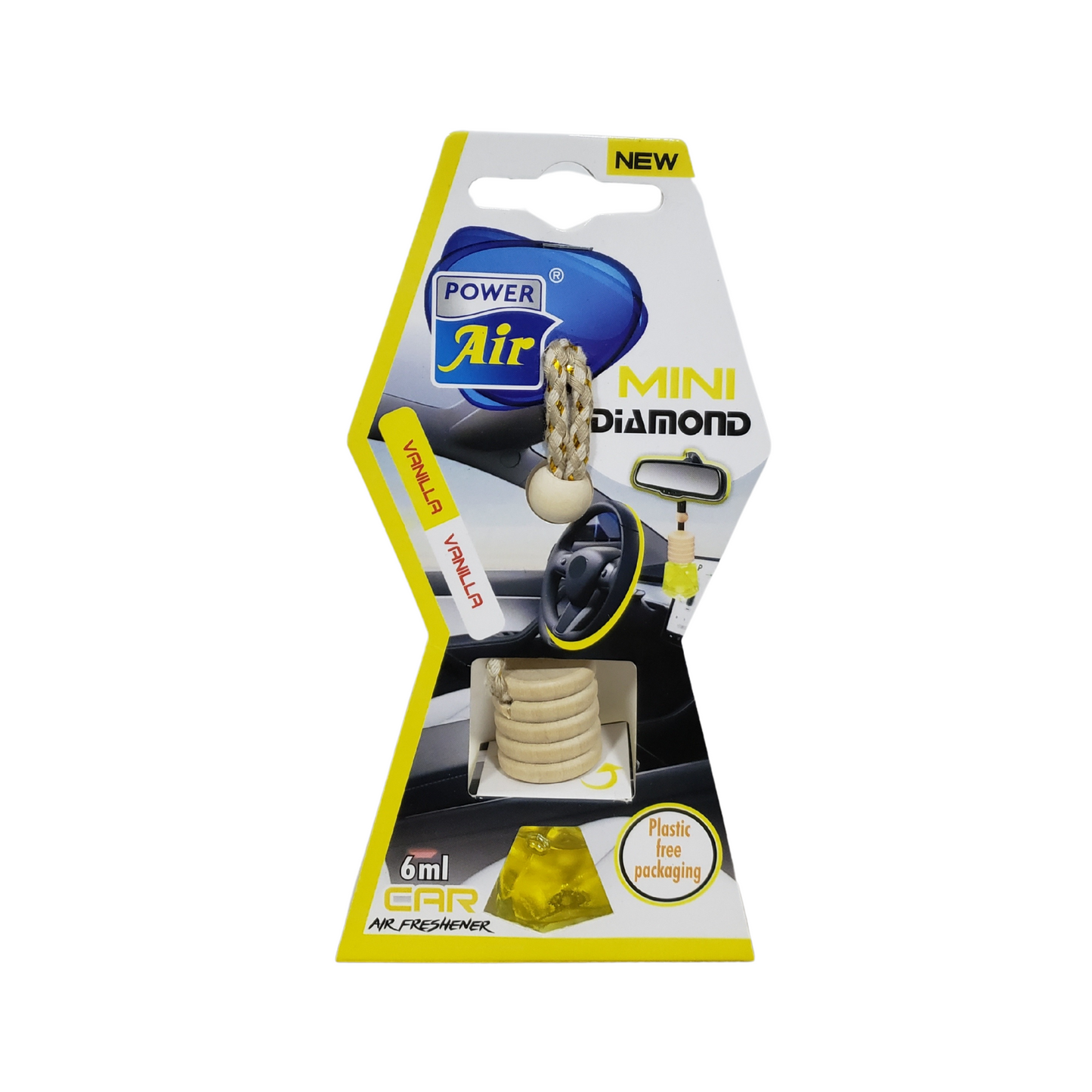 Colección Ambientadores Colgantes Para Autos Power Air Mini Diamond