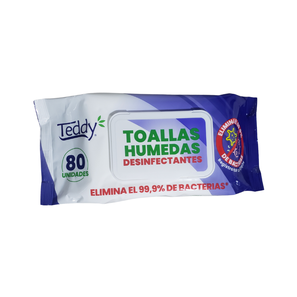Pack 2 Toallitas Desinfectantes Teddy 160 Unidades