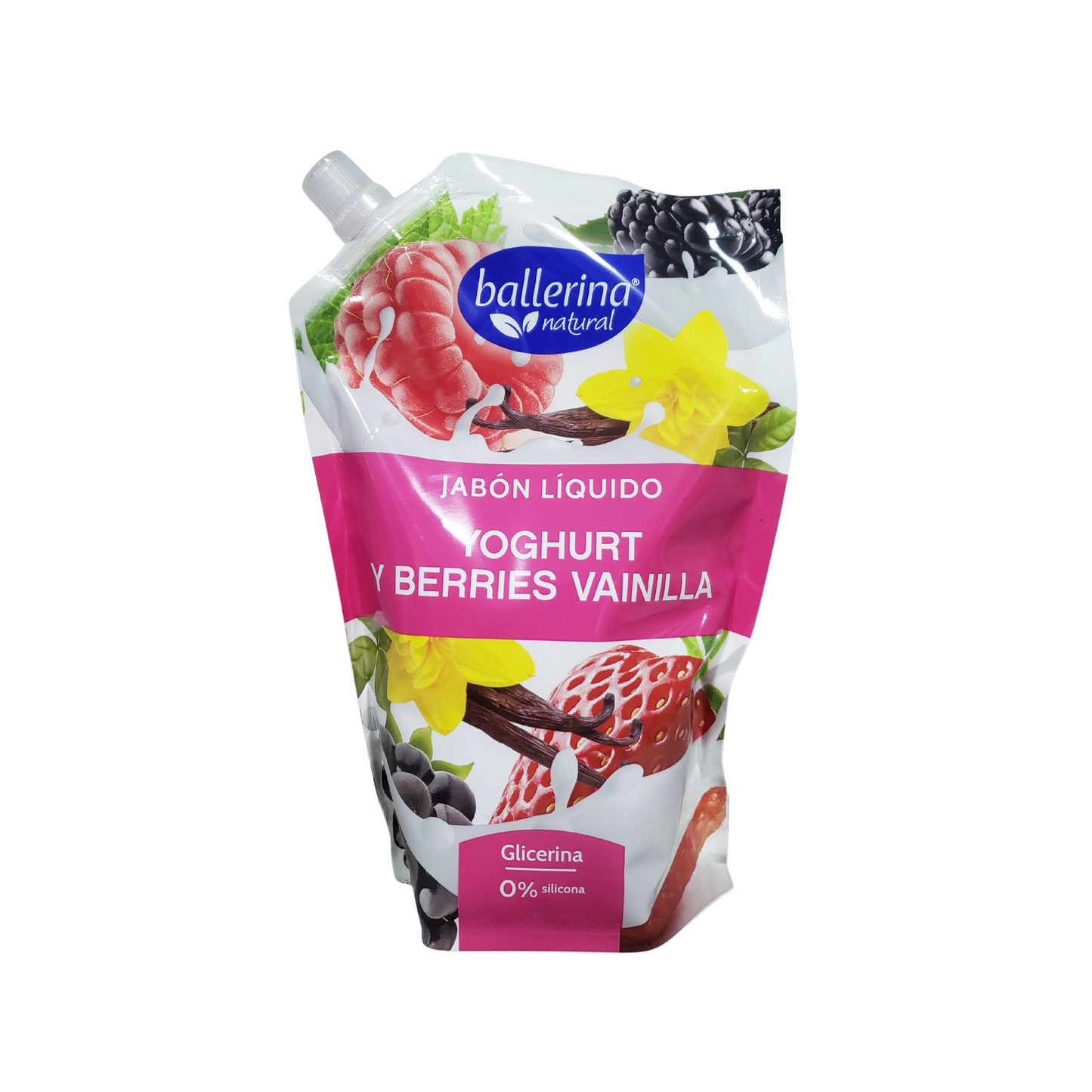 Jabón liquido Ballerina Yogurt y berries vainilla