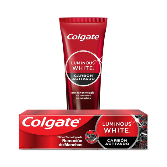 Pasta Dental Colgate Luminous White Carbón Activado 70 g
