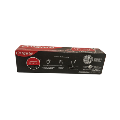 Pasta Dental Luminous White Carbon Activado 90g