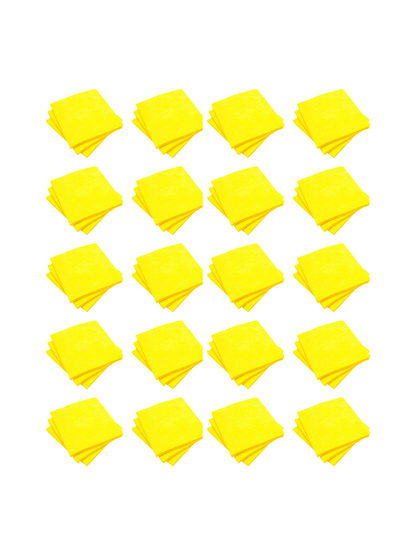 Paños Multiusos Amarillo Antipolvo 38x38 – Superficies Limpias y Brillantes