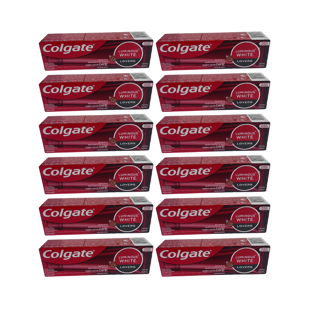 Pasta Dental Colgate Luminous White  Lovers  Blanquea Manchas Café 70gr