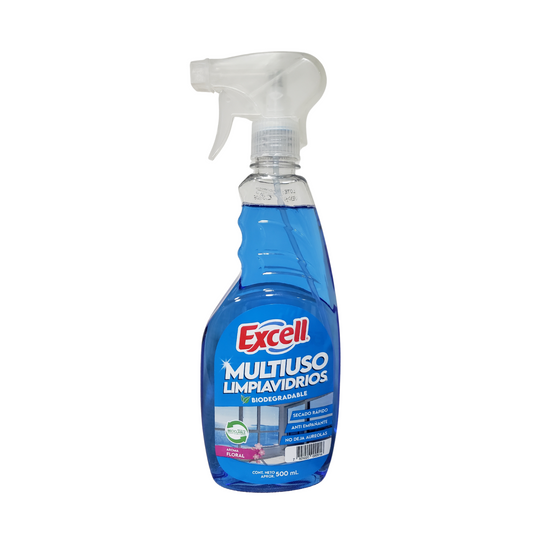 Limpiavidrios Multiusos Excell Con Gatillo 500 Ml