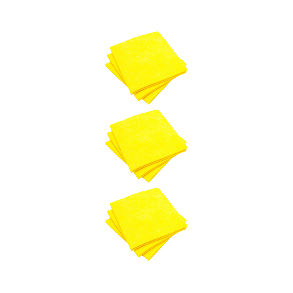 Pack 15 Paños Multiusos Amarillo Antipolvo 38x38 – Superficies Limpias y Brillantes