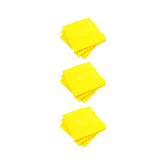 Pack 15 Paños Multiusos Amarillo Antipolvo 38x38 – Superficies Limpias y Brillantes