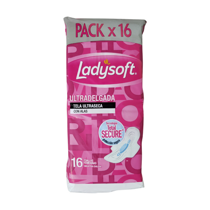 Toallitas Higiénicas Desechables Ladysoft Ultradelgadas