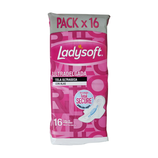 Toallitas Higiénicas Desechables Ladysoft Ultradelgadas