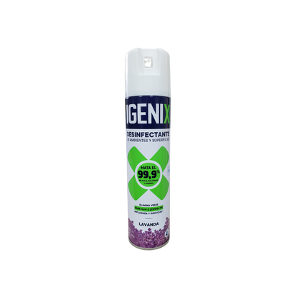 Aerosol Desinfectante Igenix 360cc Aroma Lavanda