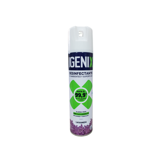 Aerosol Desinfectante Igenix 360cc Aroma Lavanda