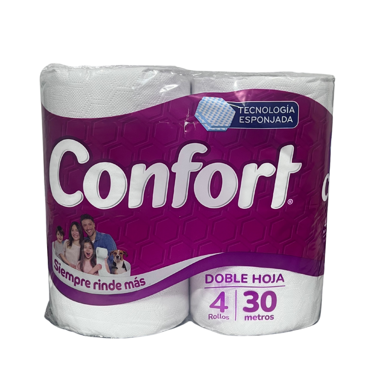 Pack 32 Rollos Papel Higiénico Confort Doble Hoja 30Mts
