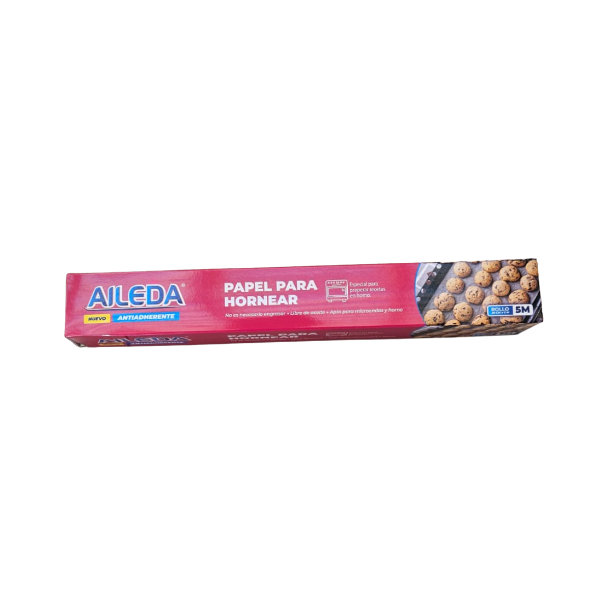 Papel para Hornear Cocina 5mts ,  Antiadherente.