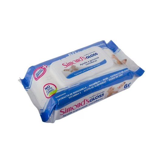Toallitas Húmedas Simonds Gloss 60 Unidades