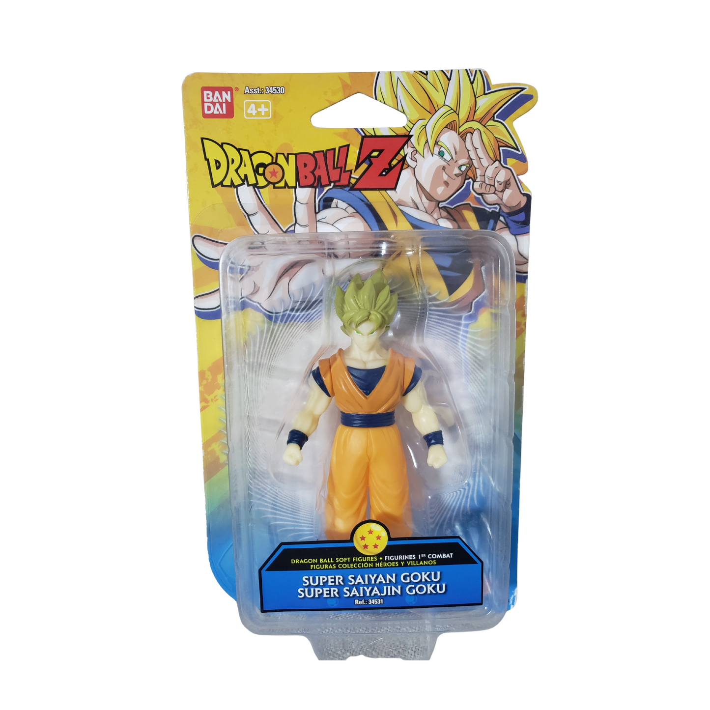Figura Dragon Ball Z Goku Super Saiyan 10cm Original Bandai