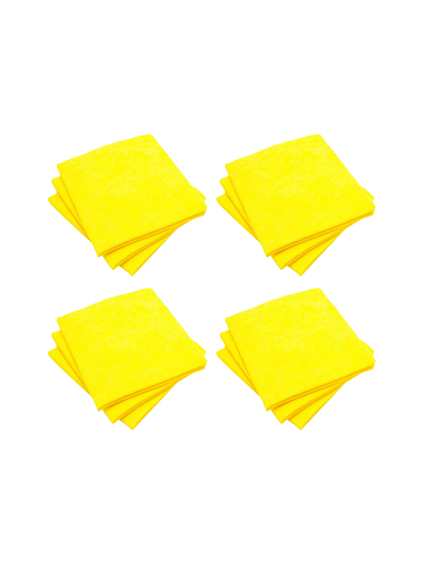 Paños Multiusos Amarillo Antipolvo 38x38 – Superficies Limpias y Brillantes