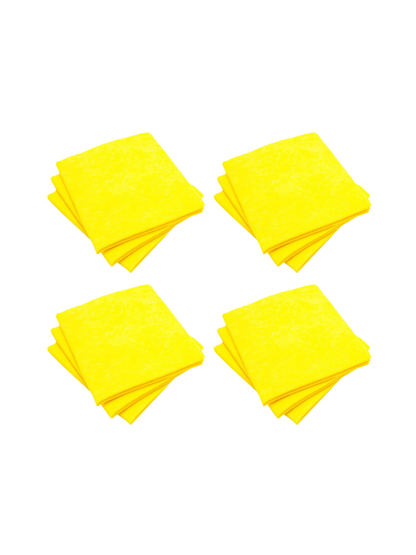Paños Multiusos Amarillo Antipolvo 38x38 – Superficies Limpias y Brillantes