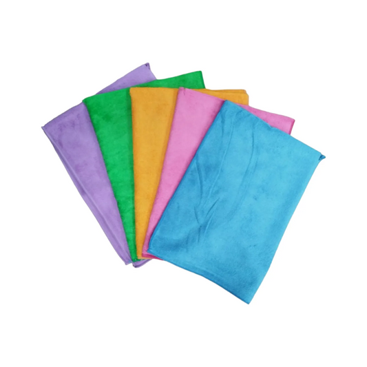Pack 5 Traperos Microfibra Con Ojal 70x50 Ultra Absorbentes
