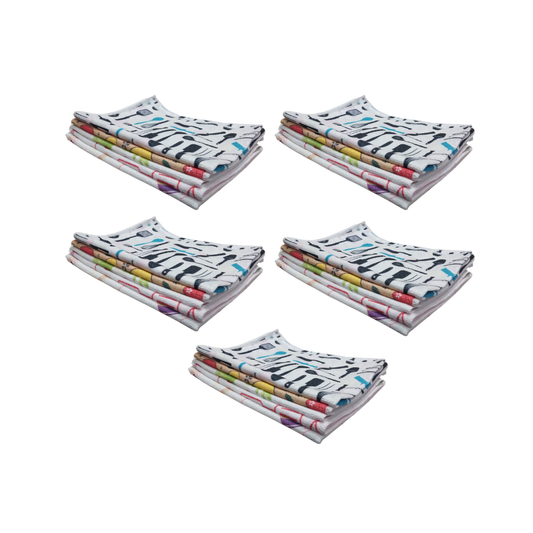 Pack 25 Paños de Cocina Microfibra 37X50| Ultra Absorbentes y Sin Pelusa