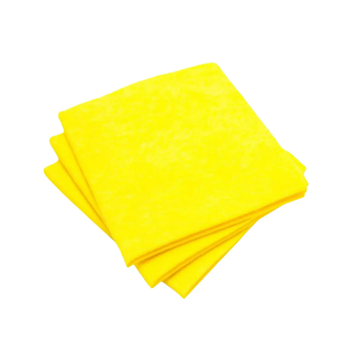 Pack 5 Paños Amarillos Multiusos 38x38 Suaves Y Absorbente