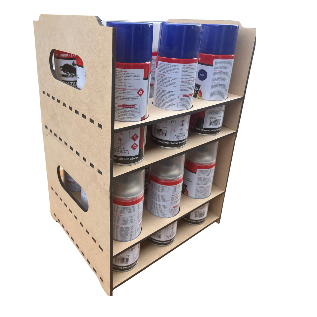 Porta Latas de Pintura MDF 5.5mm - vista 2